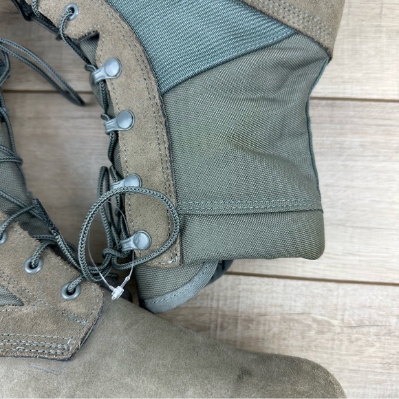 NWOT Mondo PT Sage Green Steel Toe Vibram Combat Boots UFCW 8430 - Size 15.5 - Picture 7 of 14